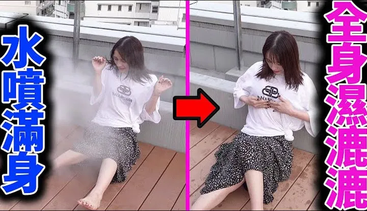 [拉斐尔][2020-11-27] 向美女疯狂喷水全身湿透福利满满！