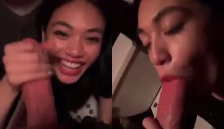 [Philippines] La coquine voit une grosse bite et ne peut pas se retenir ~ elle mange la grosse bite avec plaisir