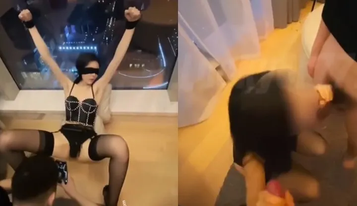 "Lucky" Exclusive New Work ~ "Black Stockings OL Secretary"